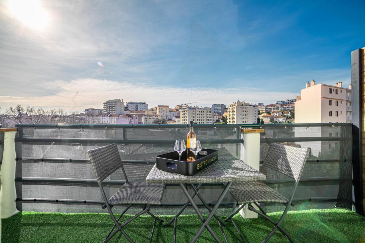 The Loft - Superb 2 Bedrooms On Top Floor With Terrace - 10Min To Palais & Beach! Cannes Dış mekan fotoğraf